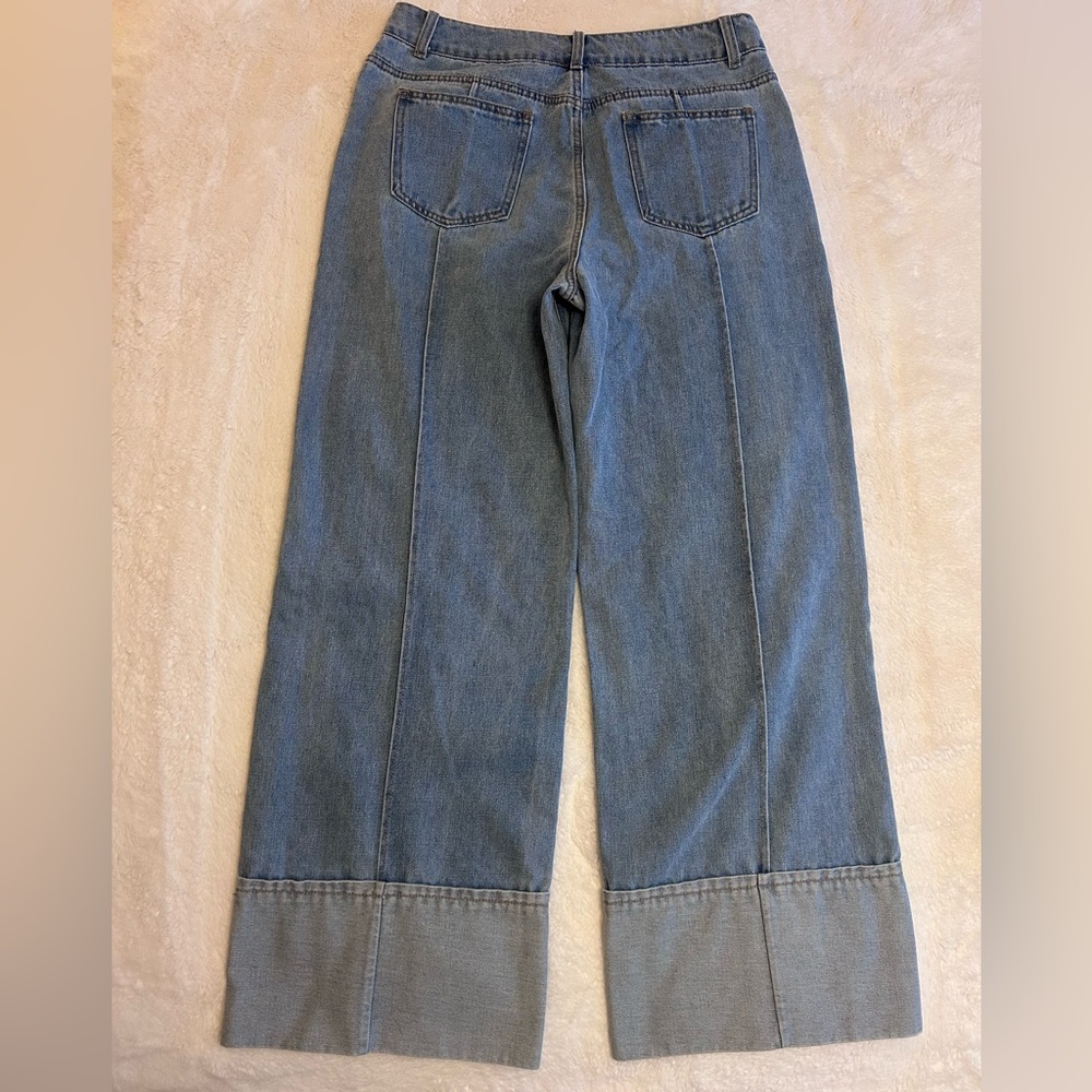 CUPSHE Women's Urban Shift Blue Jeans - Picture 3 of 12